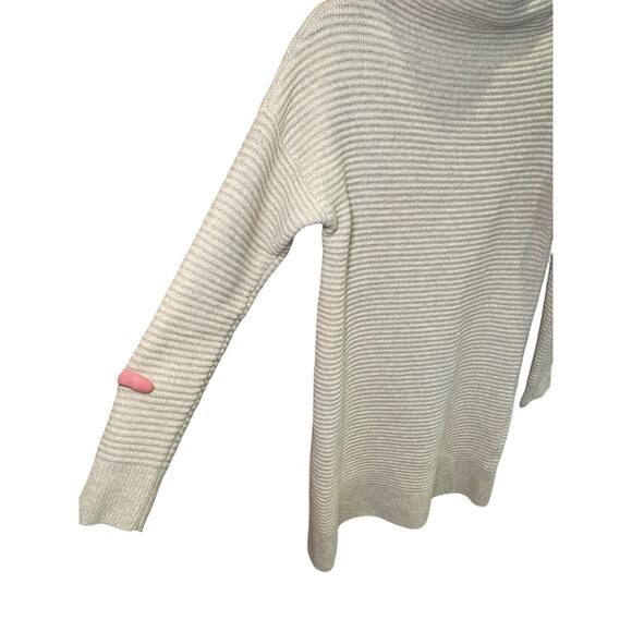 Madewell Women Small Skyscraper Sweater Dress Funnel‎ Neck Ribbed Merino Wool - Picture 7 of 13